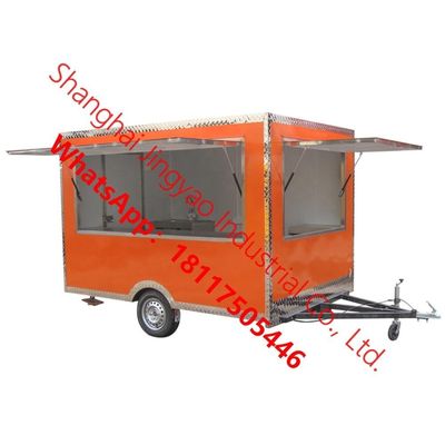 물 원료 1.5kw 모바일 푸드 카트/판매식품트럭/모바일 푸드 트레일러 JY-BT300