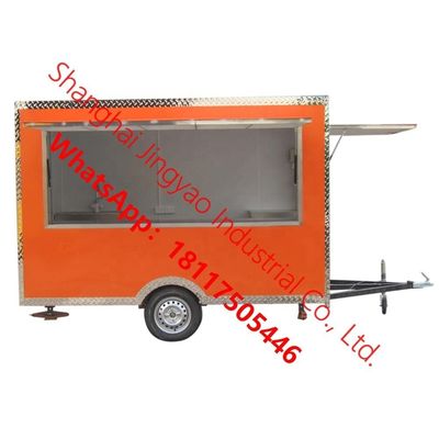물 원료 1.5kw 모바일 푸드 카트/판매식품트럭/모바일 푸드 트레일러 JY-BT300
