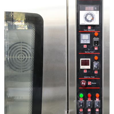 전기 전원 공급원 식품 산업 장비 구리 오븐 10 트레이 회전 랙 오븐