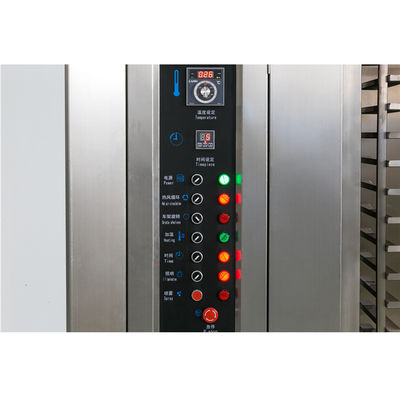 현대 이탈리아 스타일의 피타 빵과 닭고기 고기 로스팅을 위한 가스 로터리 피자 오븐