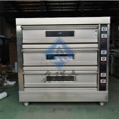 3 덱 6 트레이 9 트레이 프로퍼 가스 덱 오븐 비킹 우유에 상업 피자 오븐