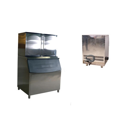 식품 음료 산업용 아이스큐브 제조 기계 2 톤 산업용 반 자동