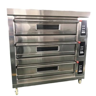 상하이에서 케이크와 쿠키를 구하기 위한 상업용 스테인리스 스틸 가스 피자 오븐