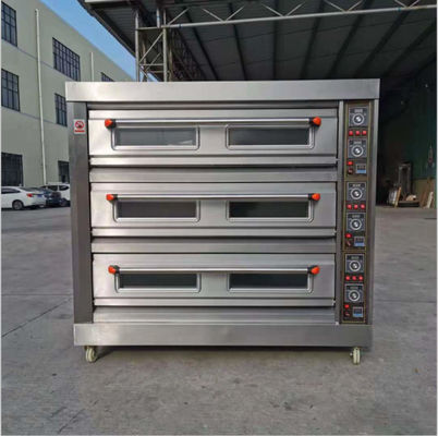 식품 음료 상점 빵 피자 고기 바게트 베이킹을 위한 다중 계층 가스 오븐