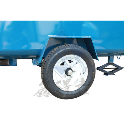 맞춤형 산업형 둥근 모델 사각형 이동식 식품 트럭 6M 단일 / 이중 축