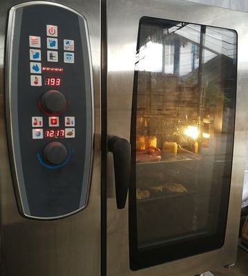 10 층 표준 타입 조합 증기 오븐 식품 음료 제조에 적합
