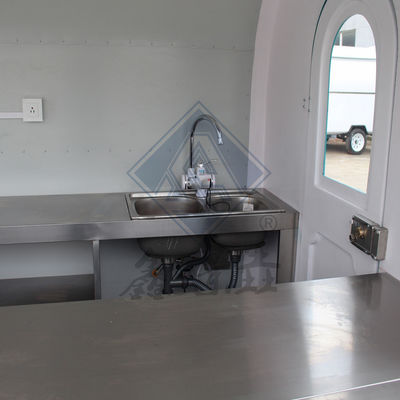 산업용 원형/사각형 모델 음식 트럭 단일/복축 및 맞춤형 디자인