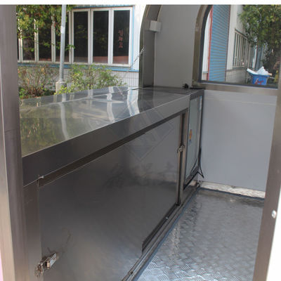 맞춤형 산업형 둥근 모델 사각형 이동식품 트럭 2.2M 단일/중축