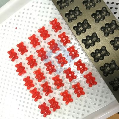 반 자동 부드러운 감자 생산 라인 소매 부드러운 곰 젤리 젤라틴 펙틴