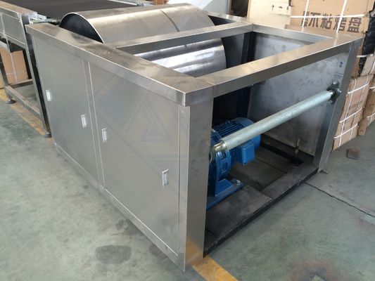 완전 자동화 된 은색 비스키트 제조 기계로 쿠키 생산을 업그레이드하십시오.