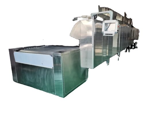 304 스테인리스 스틸 산업 터널 오븐 고 생산성 쿠키 및 쿠키