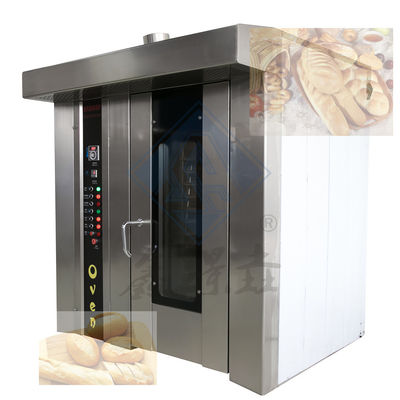 전기 쿠키 케이크 빵 자동 회전 가스 산업 베이킹 32 트레이 좋은 오븐