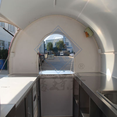 야외 거리 판매 맞춤형 300CM 이동식 식품 트럭