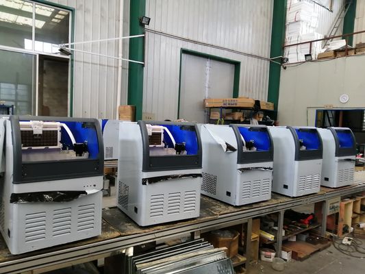 상업용 430x520x800 얼음 큐브 제조 기계 큰 1000kg 얼음 저장 용량