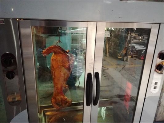 첨단 스타일 부엌 가전 독립 가스 두 개의 전체 램프 양과 돼지 로티세리