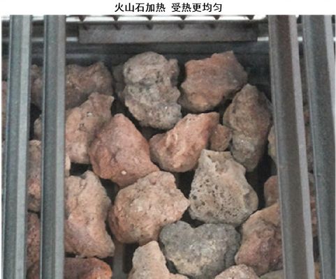 상업용 가스 라바 스톤 그릴