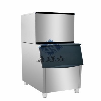 350P 159kg/day 물 냉각과 함께 산업 자동 얼음 큐브 만드는 기계