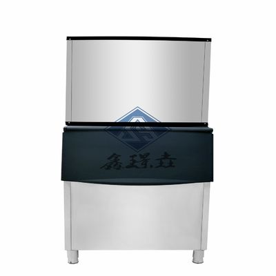 산업용 얼음 큐브 제조 기계 700P 227kg/day 500KG 얼음 저장 용량