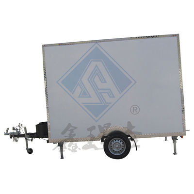 220CM 단일/두 배축 좋은 디자인 이동 핫도그 커피 트럭 식품 음료