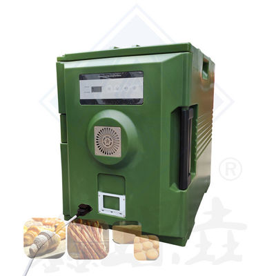 90L 전기 긁는 접시 식품 덥기 회전 폼 단열 상자 판이없는