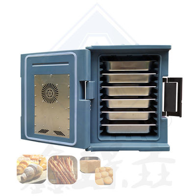 90L 전기 긁는 접시 식품 덥기 회전 폼 단열 상자 판이없는