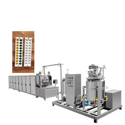 150kg/h 곰 과자 제조 생산 라인 롤리팝 높은 생산 자동 기계