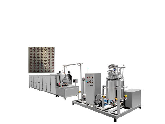 150kg/h 곰 과자 제조 생산 라인 롤리팝 높은 생산 자동 기계