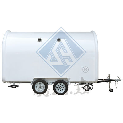 맞춤형 산업형 둥근 모델 모바일 핫도그 커피 음식 트럭 3.5M 더블 축