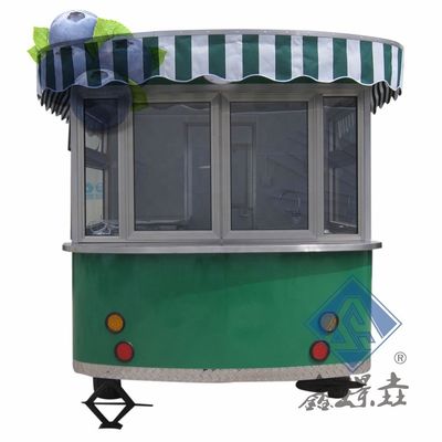 운전 가능한 음식 트럭 트레일러 야외 거리 음식 카트 장수 및 피자