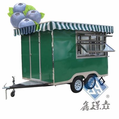 운전 가능한 음식 트럭 트레일러 야외 거리 음식 카트 장수 및 피자