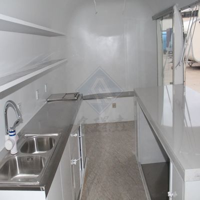 중고식품 트럭 장수 및 고급 스타일 모바일 그릴