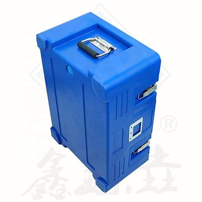 음식점 서비스 긁는 접시 단열 배낭과 커피 병과 함께 점심 상자