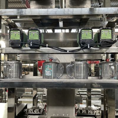 용량 200-300kg/h 하드 캔디 젤리 캔디 만드는 기계와 부드러운 캔디 디포시터