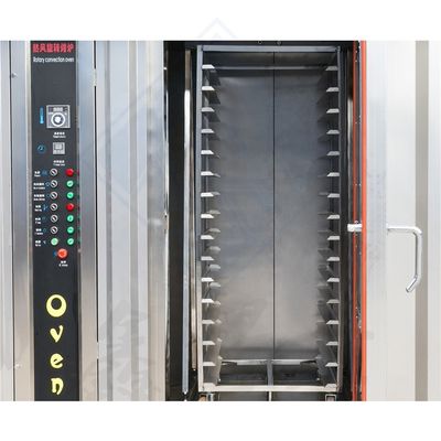 트레이 크기 400*600mm /대 생산성을 위한 유럽 디젤 회전 오븐 장비