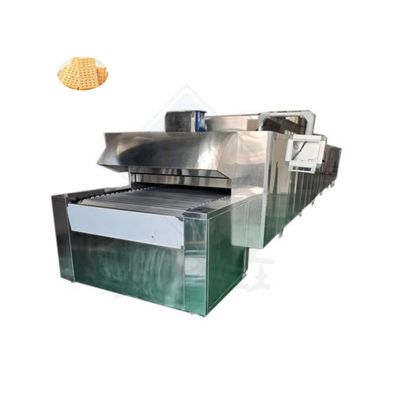 500kg/h를 구워서 딱딱한 크립 쿠키 자동 컵케이크 전기 터널 오븐 7m