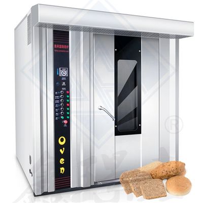 사용자 정의 16 트레이 쿠키 로터리 오븐 합리적인 380V-50Hz-3P 전압