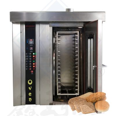 사용자 정의 16 트레이 쿠키 로터리 오븐 합리적인 380V-50Hz-3P 전압
