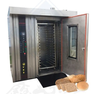 사용자 정의 16 트레이 쿠키 로터리 오븐 합리적인 380V-50Hz-3P 전압