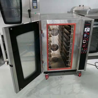 8 트레이 뜨거운 공기 전기 난방 콘브렉션 오븐 빵 케이크 쿠키 피자