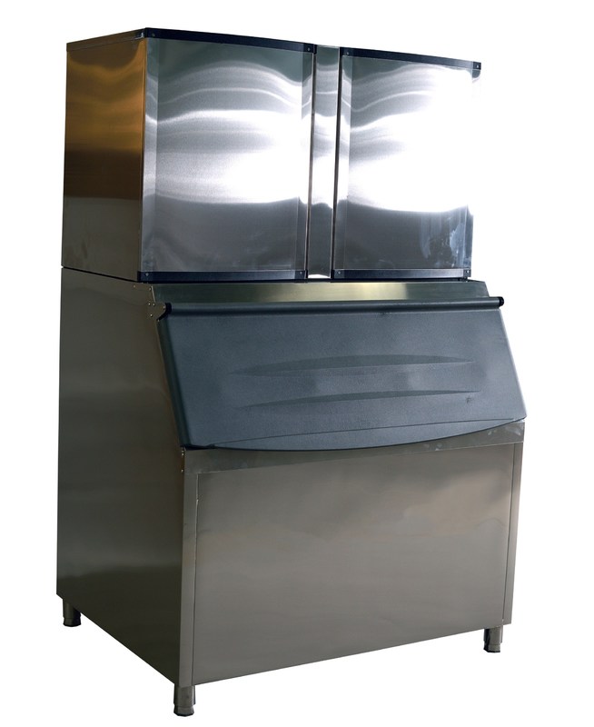 스테인리스 스틸 완전 자동 산업용 아이스 큐브 머신