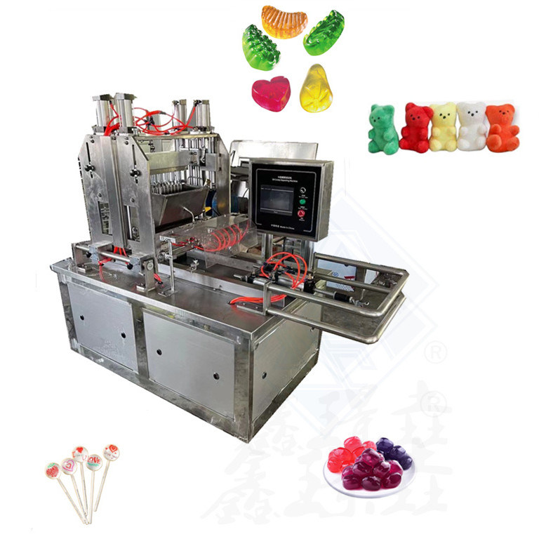 첨단 다기능 기능으로 스테인리스 스틸 젤리 고무 사탕 제조 기계