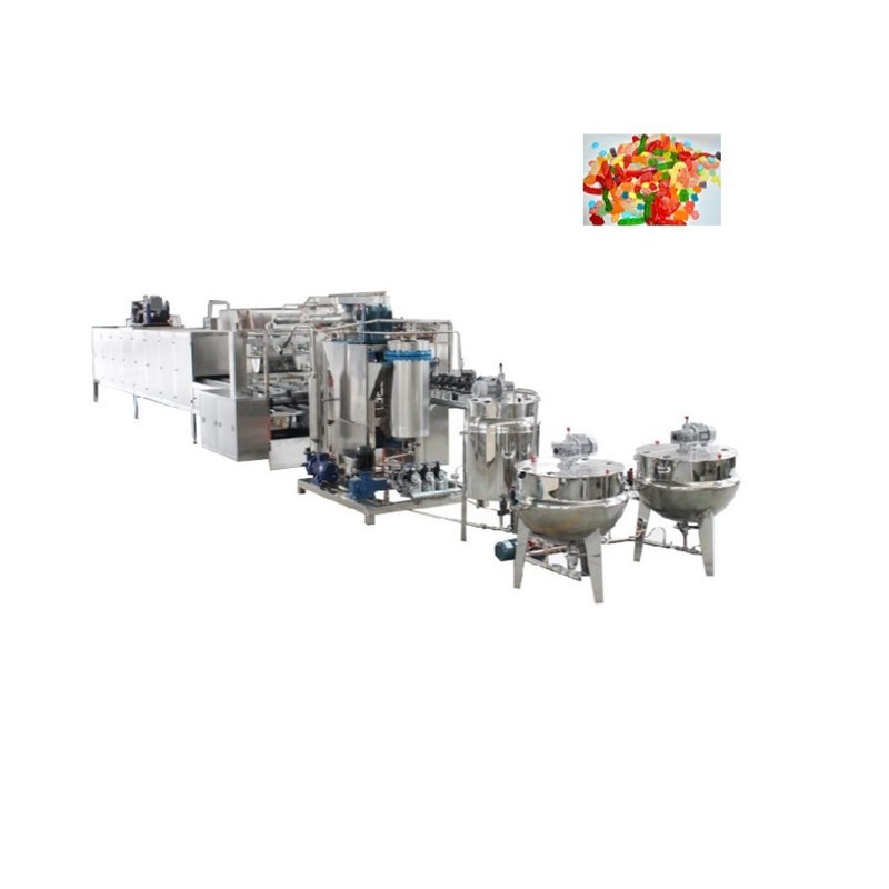 높은 용량 자동 고무 사탕 제조 기계 1900x980x1700MM 상업용