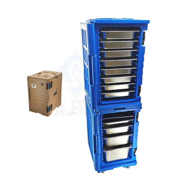 120L 용량 및 사용자 정의 색상으로 단열 식품 운송 상자