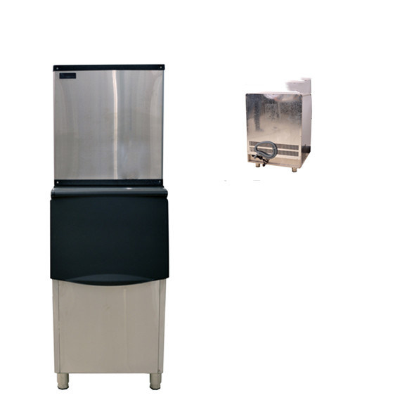 스테인레스 스틸 상업용 얼음 큐브 제조 기계 자동 기능과 1000kg/일