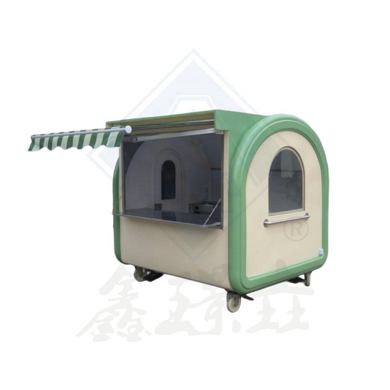 장수용기 이동식 프렌치 프라이 식품 카트 완전 장비 된 식품 트럭 트레일러