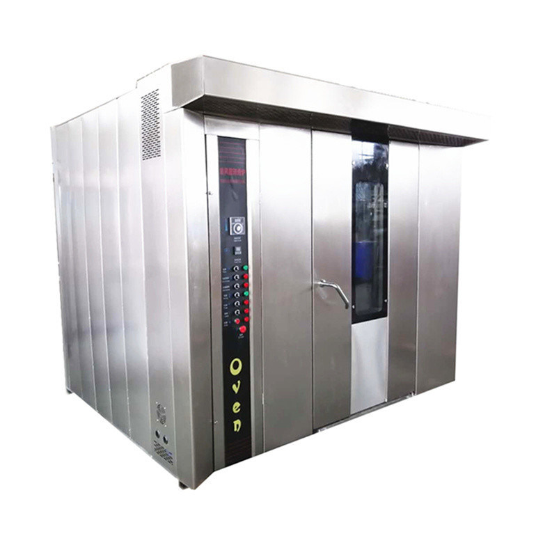 트레이 크기 400 * 600 / 800 * 600mm 산업 회전 아랍 빵 오븐 햄버거 빵 회전 오븐