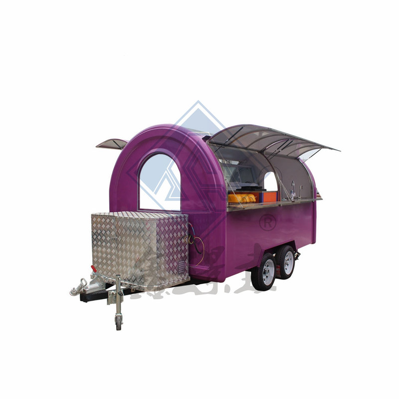 디저트 치즈 쿠키 칩 음식 카트 이동식 음식 트럭