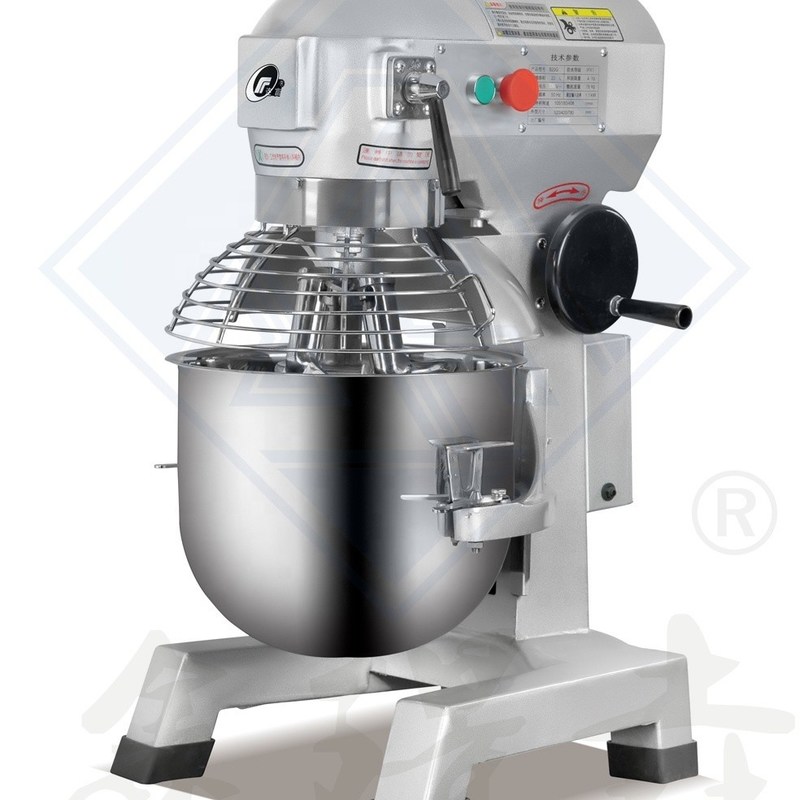 스테인리스 스틸 그릇과 파스타 메이커 부착 장치와 함께 산업 요리 믹서 기계