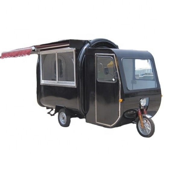 편리한 L380 x W160 x H235cm 전기 음식 트럭 거리 간식과 도넛에 이상적입니다.