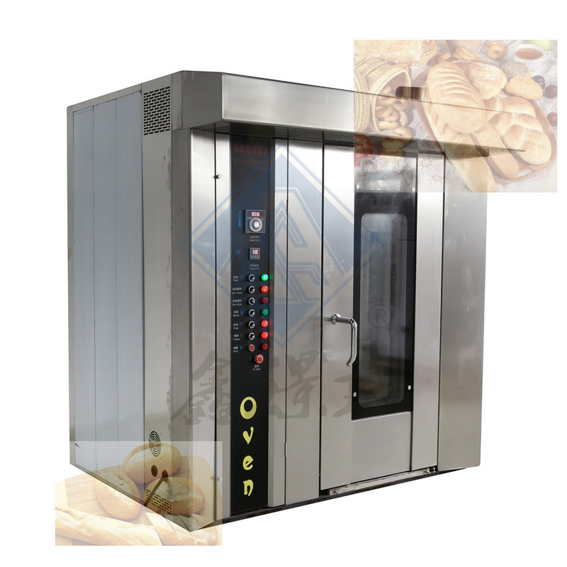 스테인레스 스틸 로터리 빵 구리 오븐 산업용 가스/전기/빵용 디젤